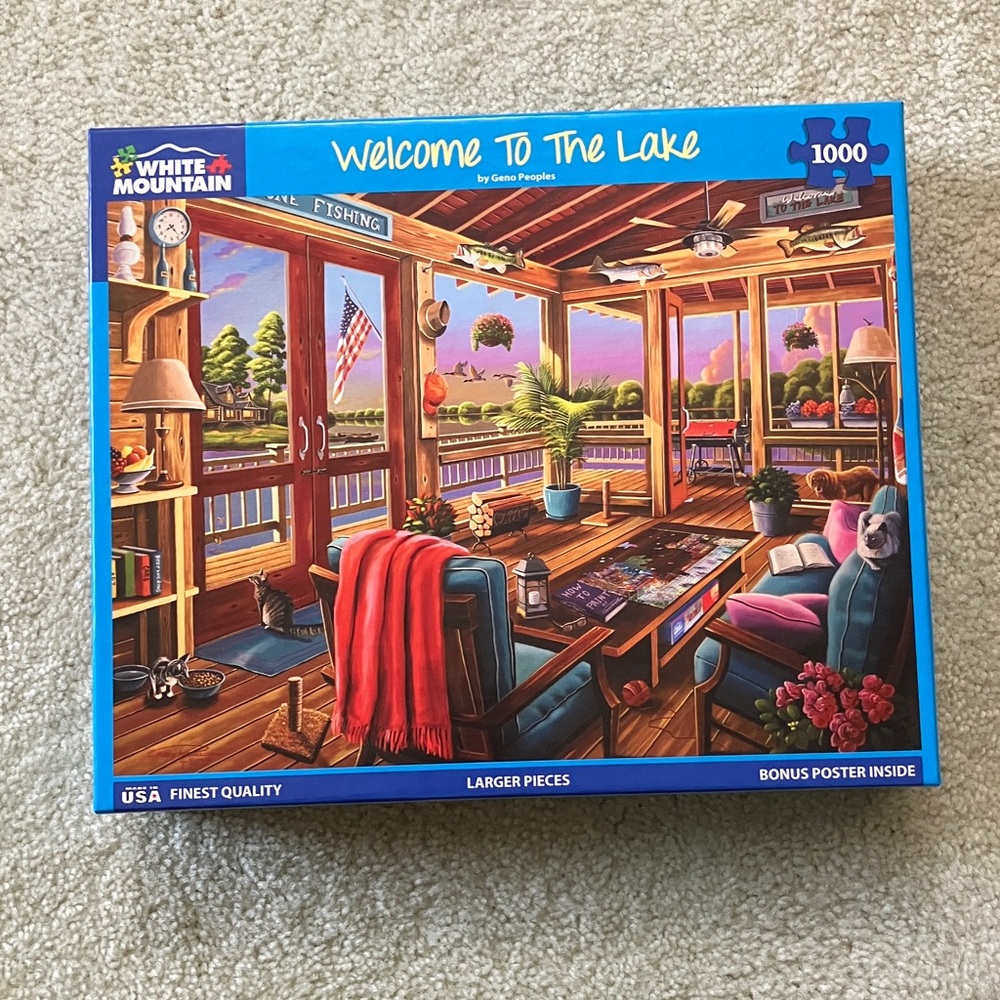 White Mountain "Welcome to the Lake" Puzzle